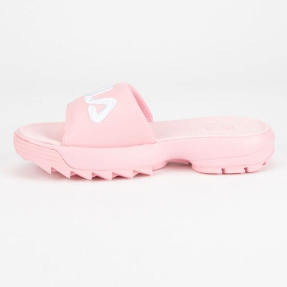F I L A Disruptor Bold Slides Pink Sandals NWB - Picture 8 of 10